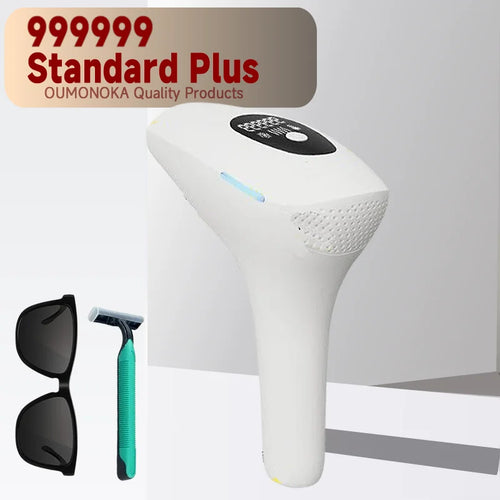 IPL Hair Removal Device 999999 Flashes Painless Laser Epilator for