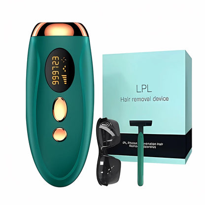 Portable IPL Laser Epilator 999999 Flashes - Painless, Permanent Hair