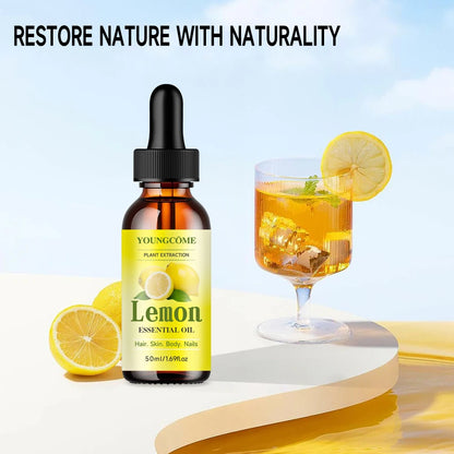 Natural lemon essential oil,hair moisturizer/skin moisture supplement,