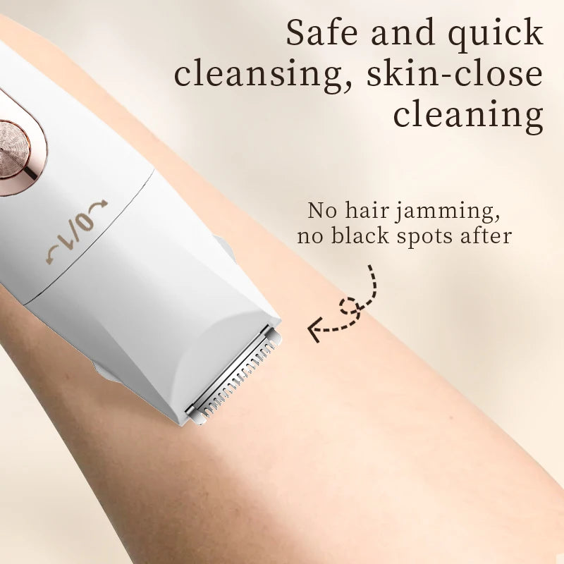 3-in-1 hair trimmer, electric digital hair trimmer, women's bikini hair remover, suitable for eyebrows, armpits, and body