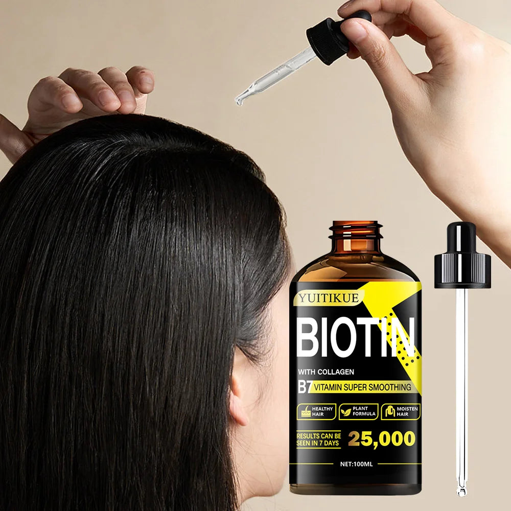 Biotin Collagen Care Oil 100ml - Rich in Vitamin B7, healthy