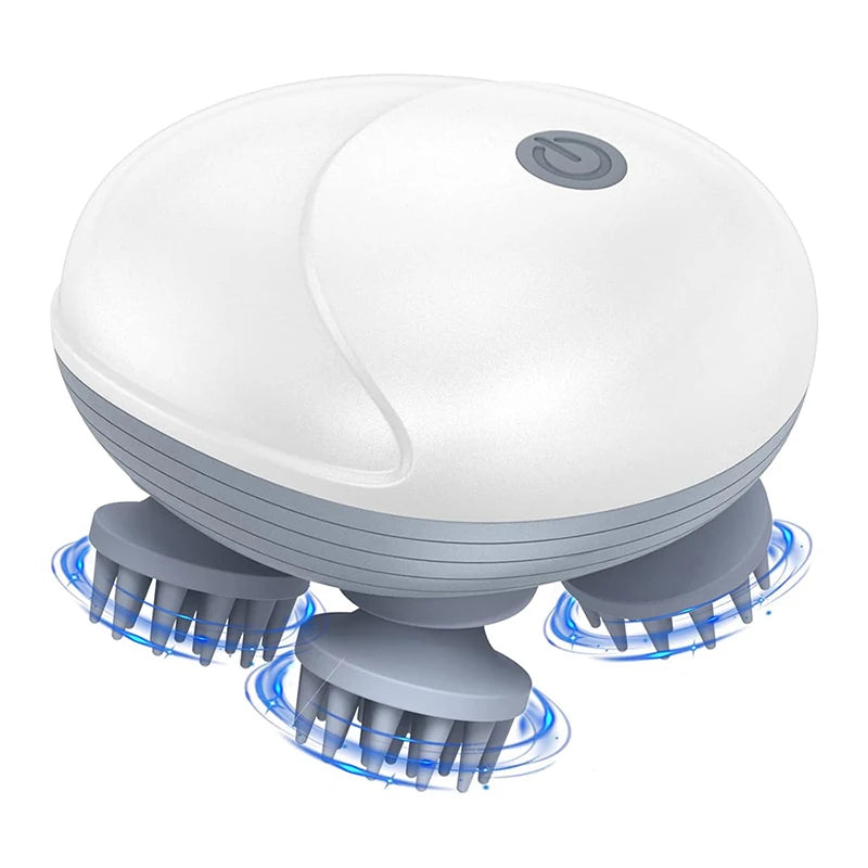 Electric Scalp Head Massager Kneading Vibrating Device Health Care