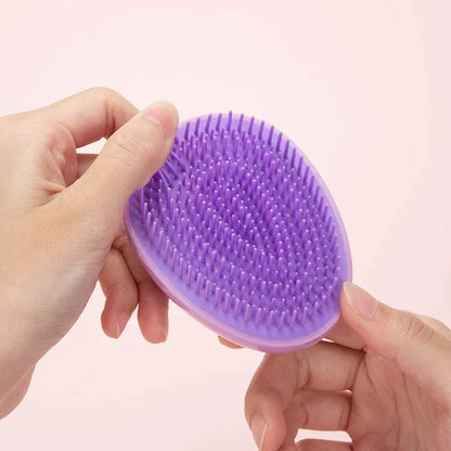 Mini Egg Round Shape Hairbrush Small Scalp Massage Comb Soft Portable