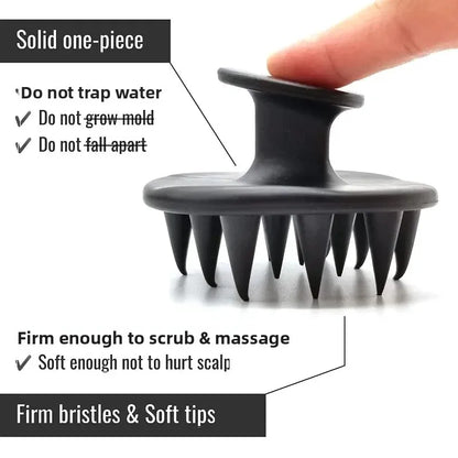 1pcs Hair Brush Scalp Massager for Hair Growth Mold-Free Silicone