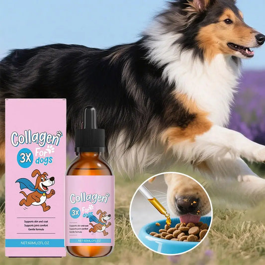 1/3/5Pcs 60ml Dog Pet Collagen Based Staple Food Combined With