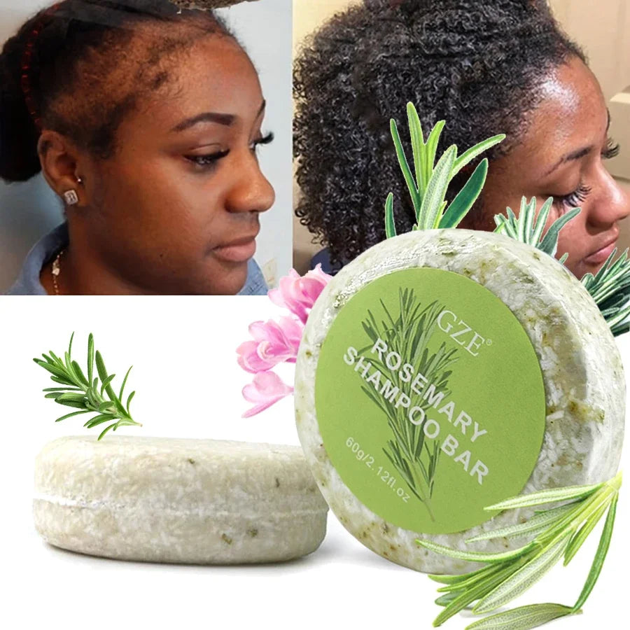 GZE Rosemary Hair Strengthens Shampoo Bar: Cleanses and Helps
