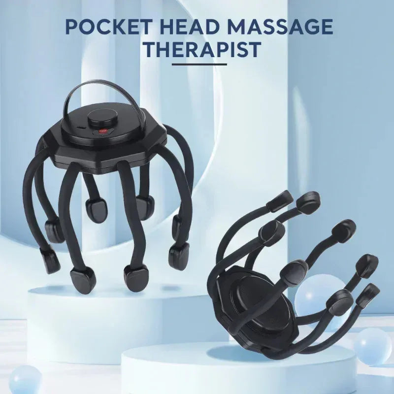 Electric Head Massager Octopus Massager 20 Contracts 5 Modes Scalp