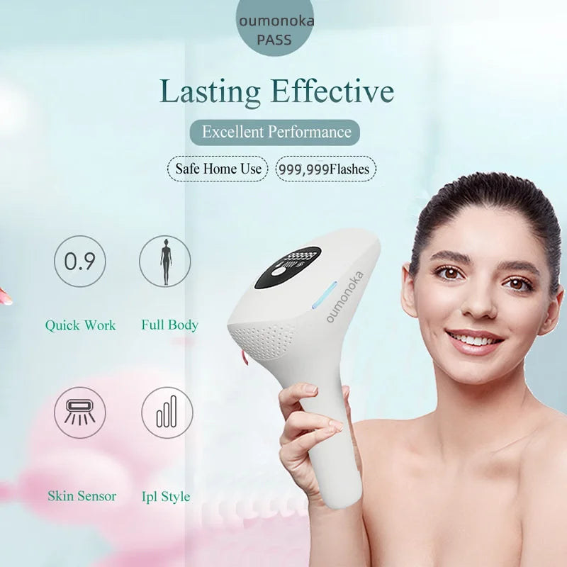 IPL Laser Epilator for Women Hair Trimmer Man Shaver Remover Mower