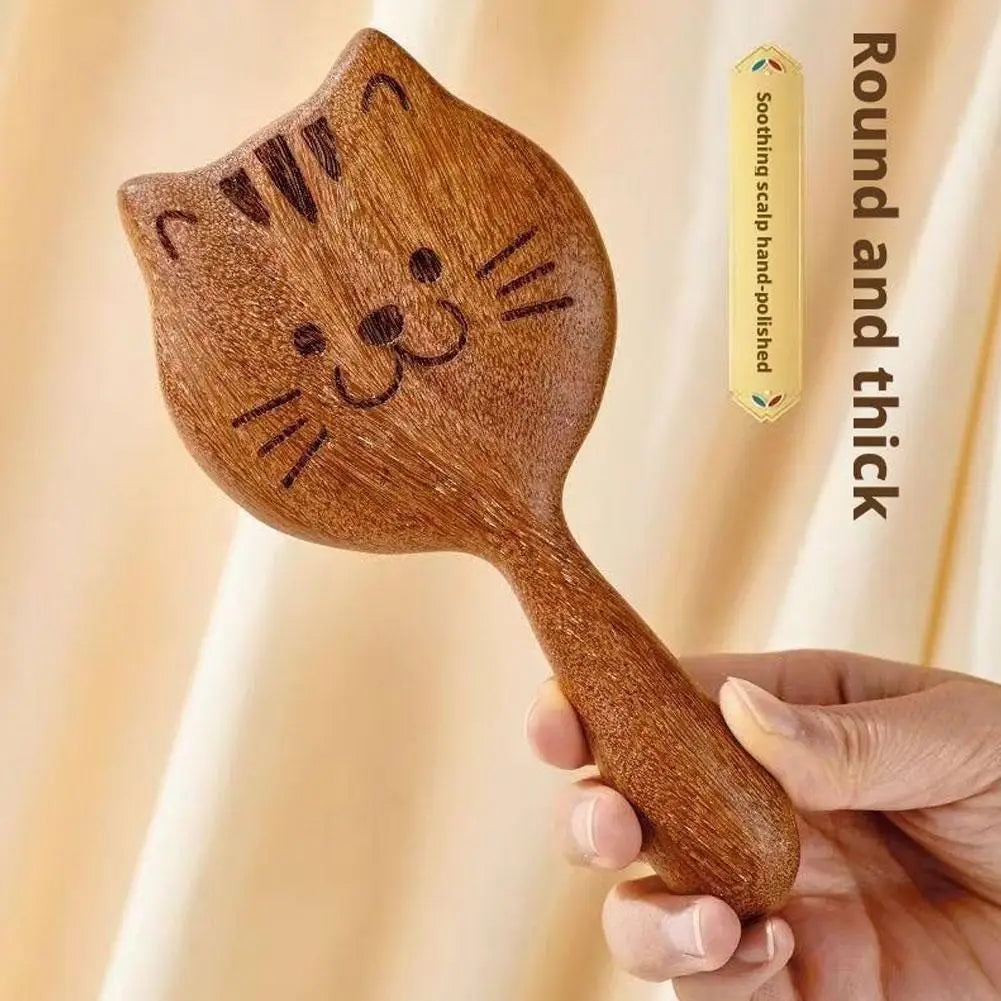 Sandalwood Scalp Massage Comb 28 Coarse Toothed Head Hair Body Massage