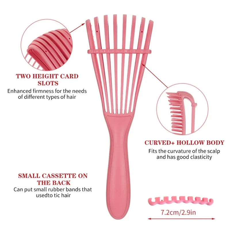 Comb for exfoliating scalp massage female exfoliating styling curly