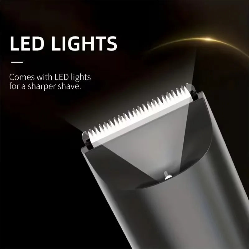Men's Body Hair Trimmer Epilator Beard Shaver for Groin Chest Armpit Arms Legs - All-In-One Hair Removal Razor