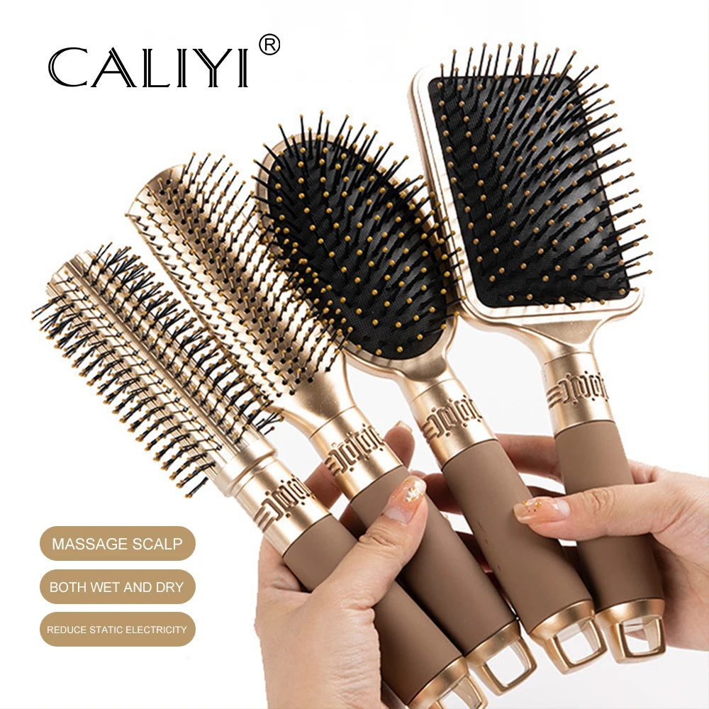 CALIYI Hair Massage Air Cushion Comb Brush Scalp Hairbrush Detangle