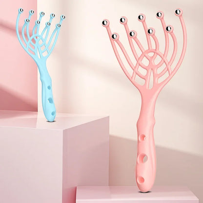 9 Claws Head Massger Streamlined Ball Deep Stress Relaxation Scalp