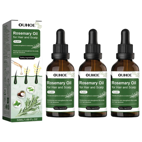 Rosemary Hair Growth Oil Hair Care Thickness Loss Deep Nourishing