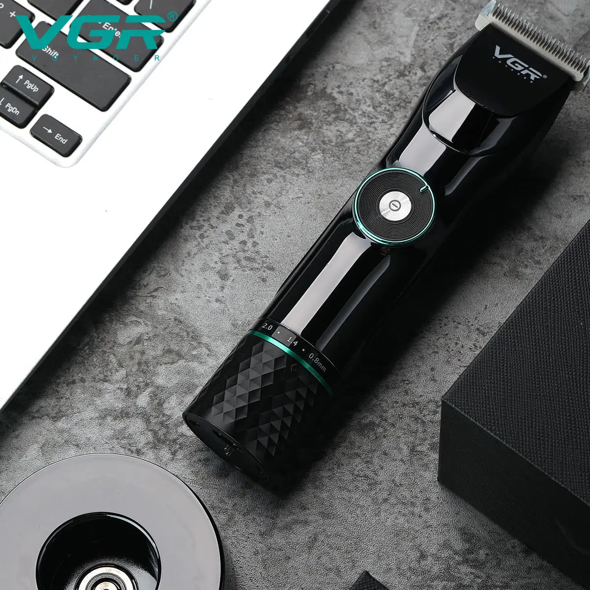 VGR Long Life Hair Trimmer Powerful Power Hair Trimmer Set for Men with Base series hair trimmer