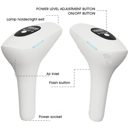 IPL Laser Epilator for Women Hair Trimmer Man Shaver Remover Mower