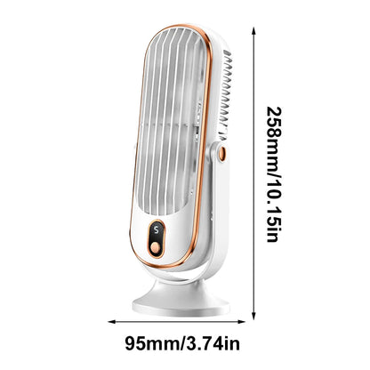 Air Cooling Fan USB Rechargeable 1800mAh Tower Table Fan 5 Speeds