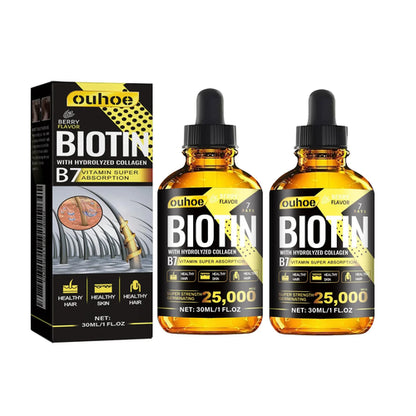 OUHOE Collagen B7 Vitamin Hair Essential Oil Moisturizes and Softens