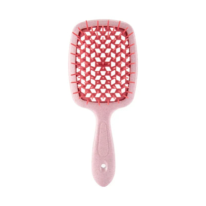 1pc Wide Teeth Air Cushion Combs Salon Scalp Massage Hair Brush Wheat