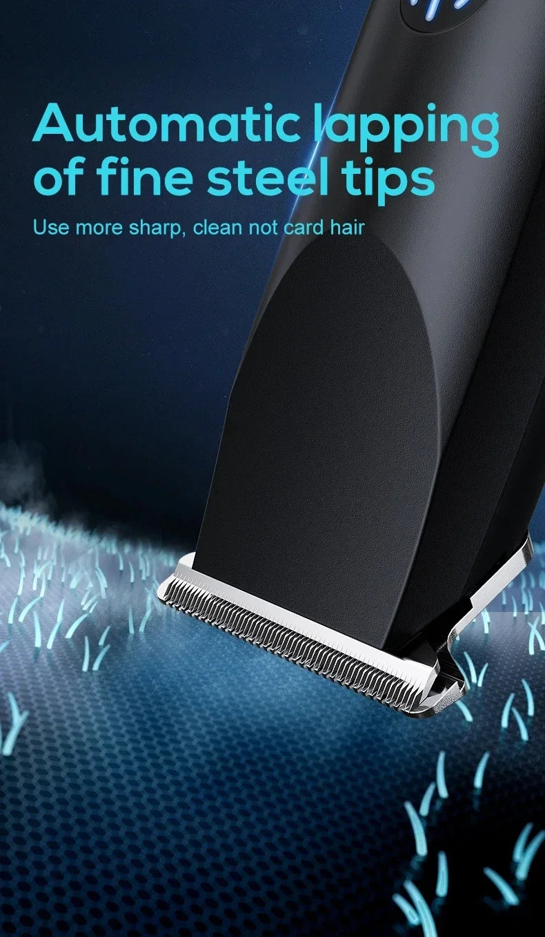 2026New Electric Hair Clipper Hair Trimmer for Men Body Groomer & Pubic Waterproof Hair Trimmer Replaceable Ceramic Blade