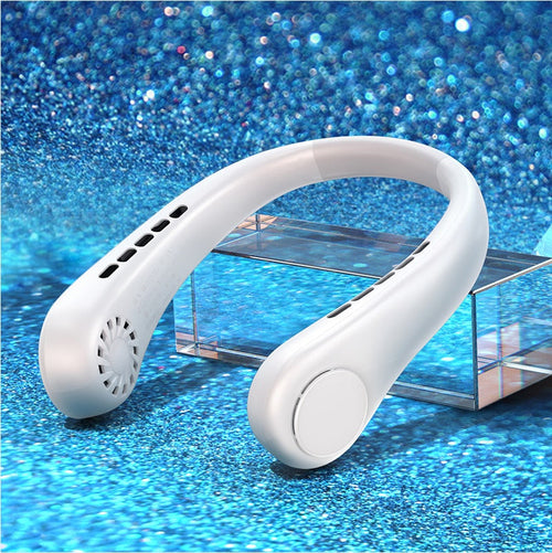 New Mini Neck Fan Portable Bladeless Hanging Neck Rechargeable Air