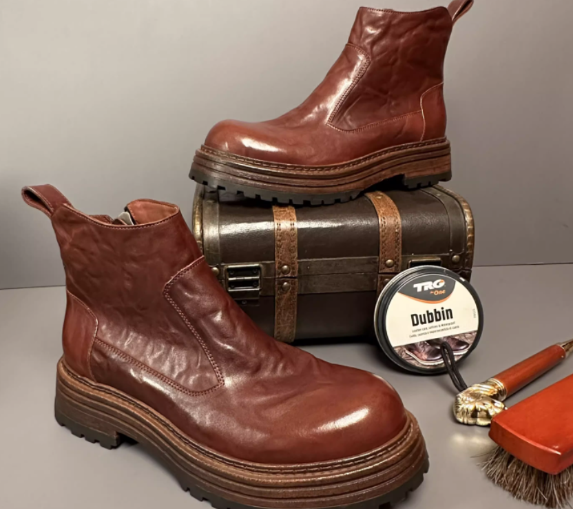 Retro Chelsea Men's Winter Worker Boot Mid-top British