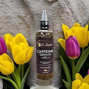 Caffeine Hair Growth Oil 2oz - Hair Growth Oil For Thinning, Balding