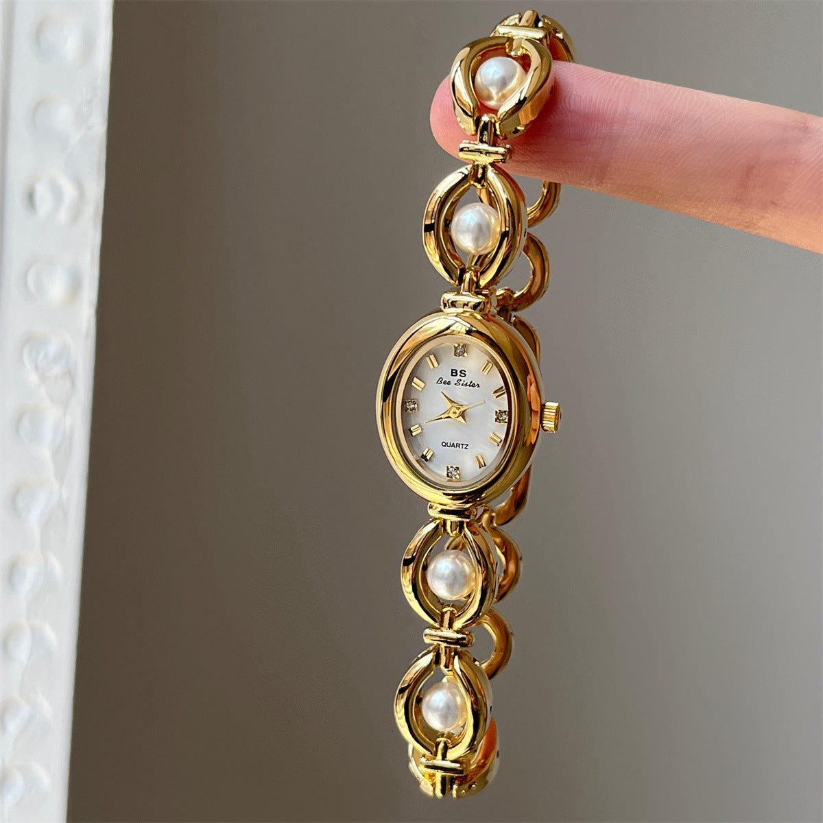 Amber Pearl Bracelet Chain Design With A Sense Of High-end, Light Luxury And Exquisiteness
