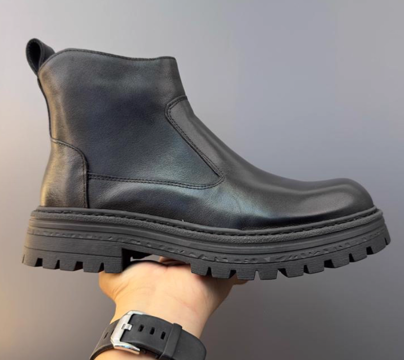 Autumn And Winter New Chelsea Boots Men's Business Shirt