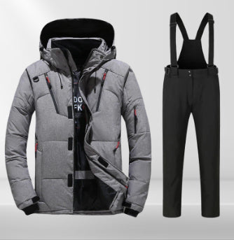 Outdoor Windproof Hooded Jacket Leisure Sports Coat With Pockets Warm Mens Clothing