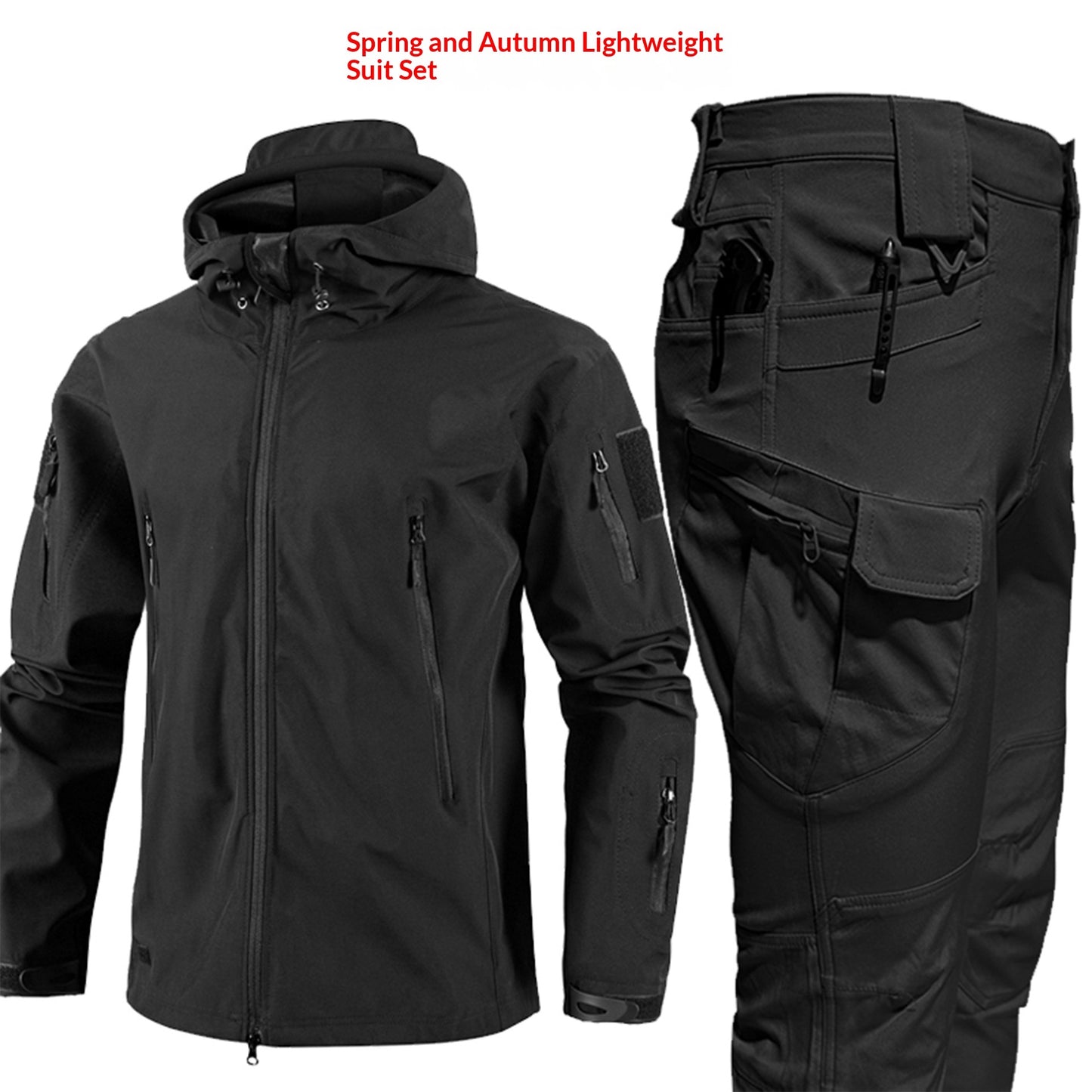 Camouflage Padded Jacket And Pants Suit