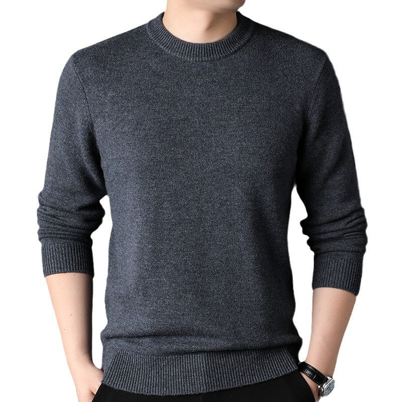Mens Half-Neck Sweater Chunky-Knit Puyuan Knitwear