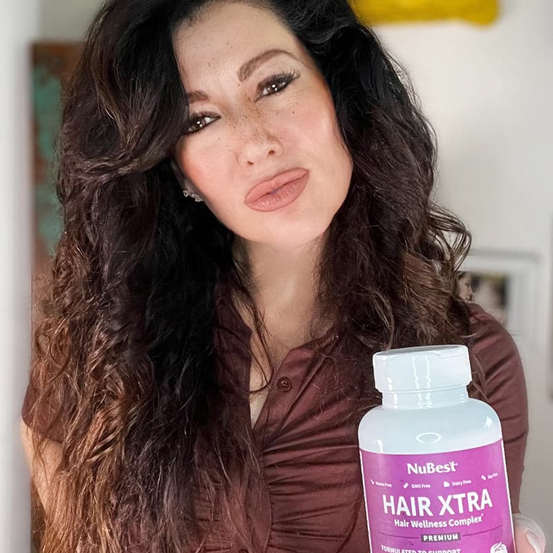 Hair Xtra Hair Growth Support for Men & Women, 60 Vegan Capsules