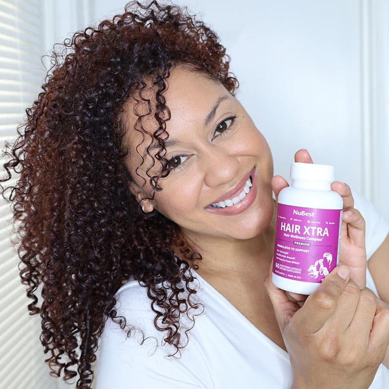 Hair Xtra Hair Growth Support for Men & Women, 60 Vegan Capsules