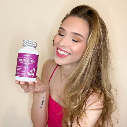 Hair Xtra Hair Growth Support for Men & Women, 60 Vegan Capsules