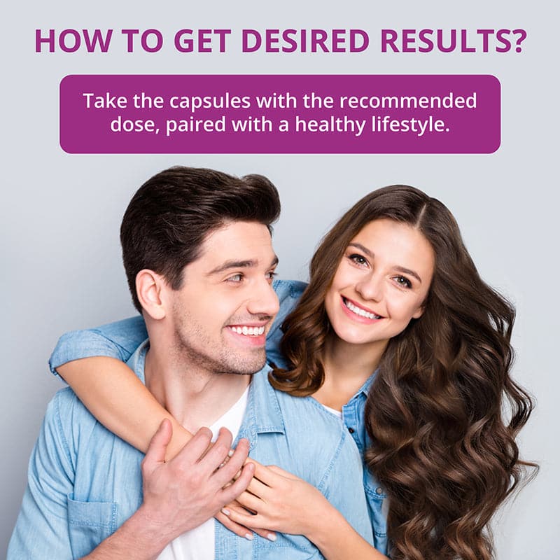 Hair Xtra Hair Growth Support for Men & Women, 60 Vegan Capsules