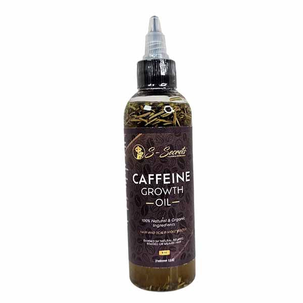 Caffeine Hair Growth Oil 2oz - Hair Growth Oil For Thinning, Balding